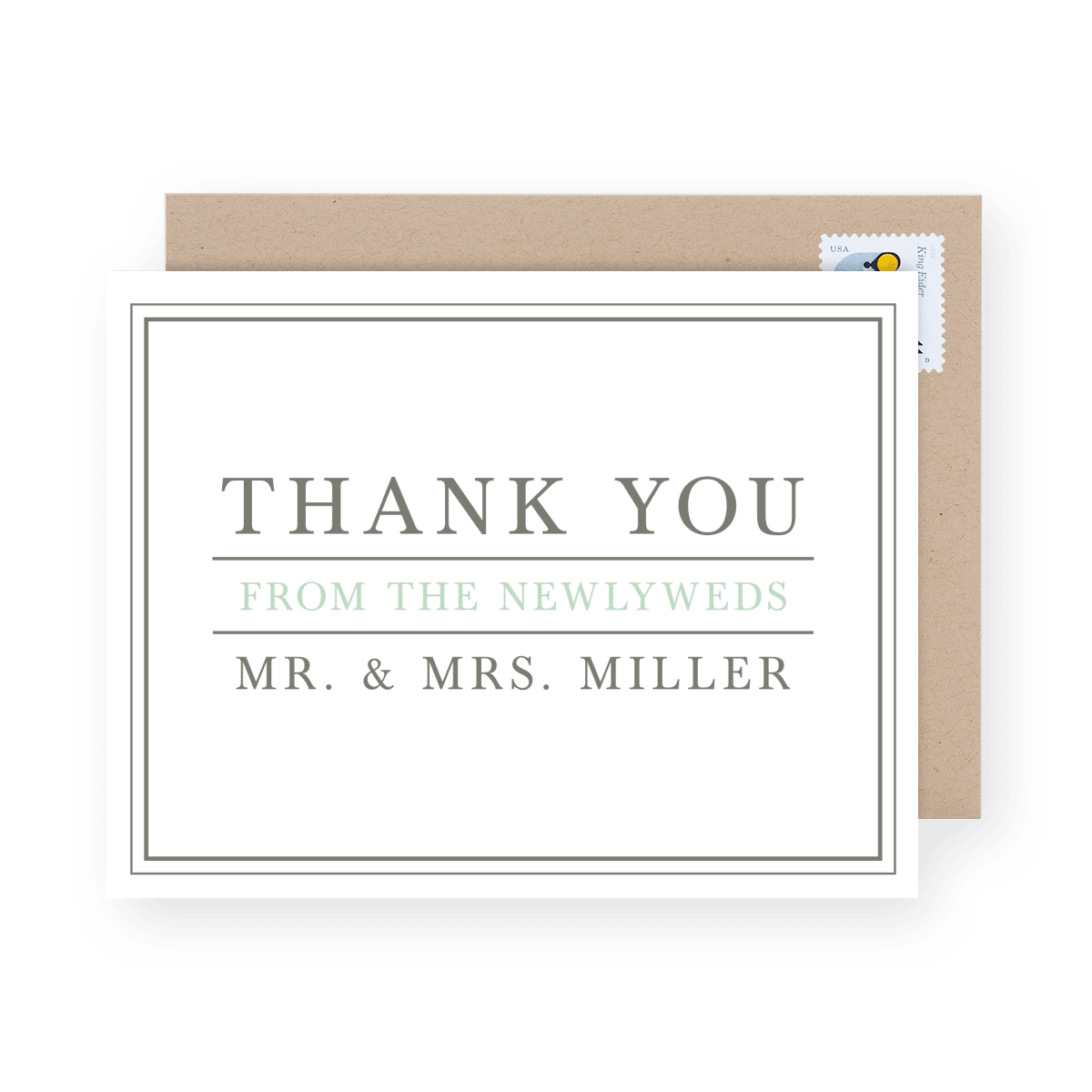 Mint Type Thank You