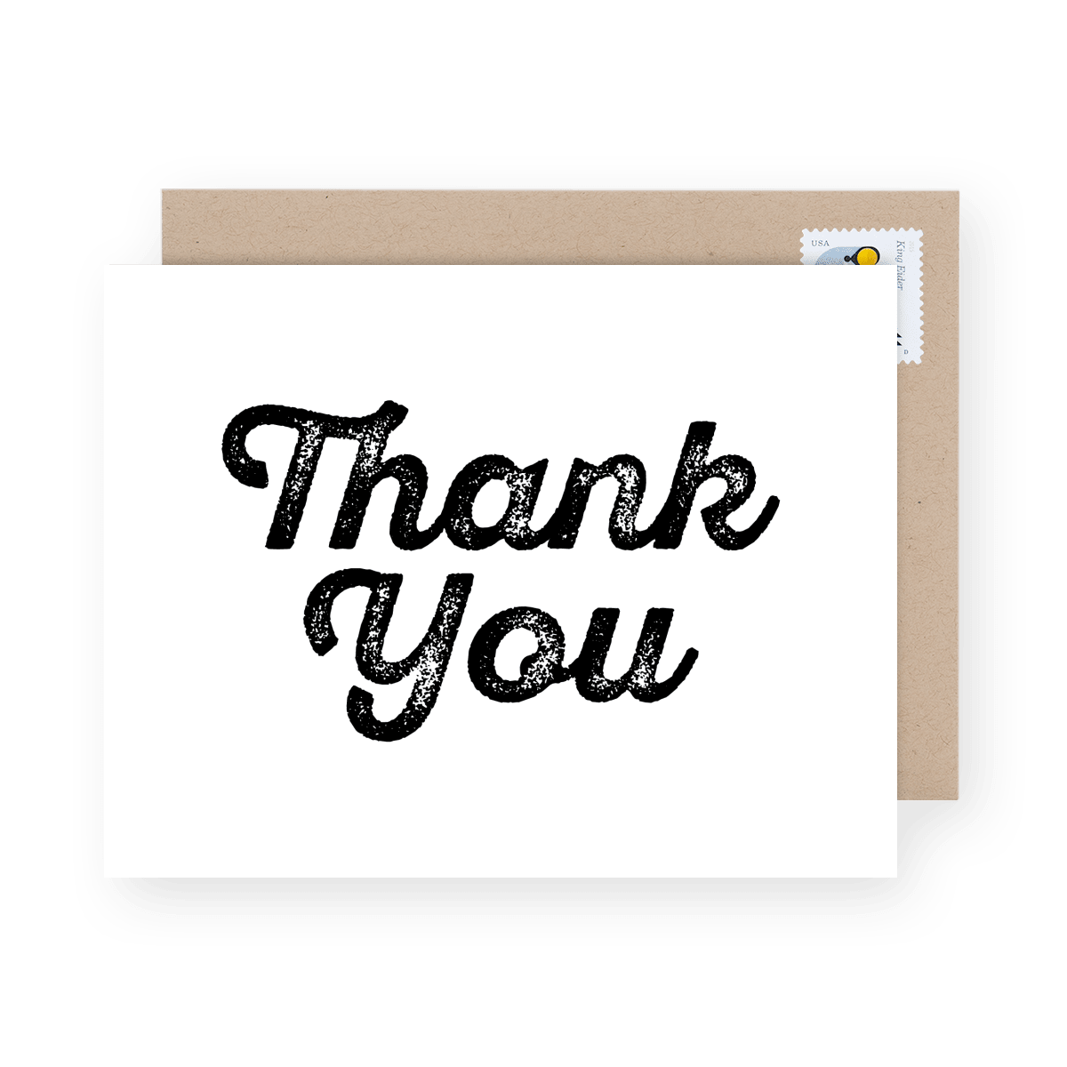 Thank You Black Lettering