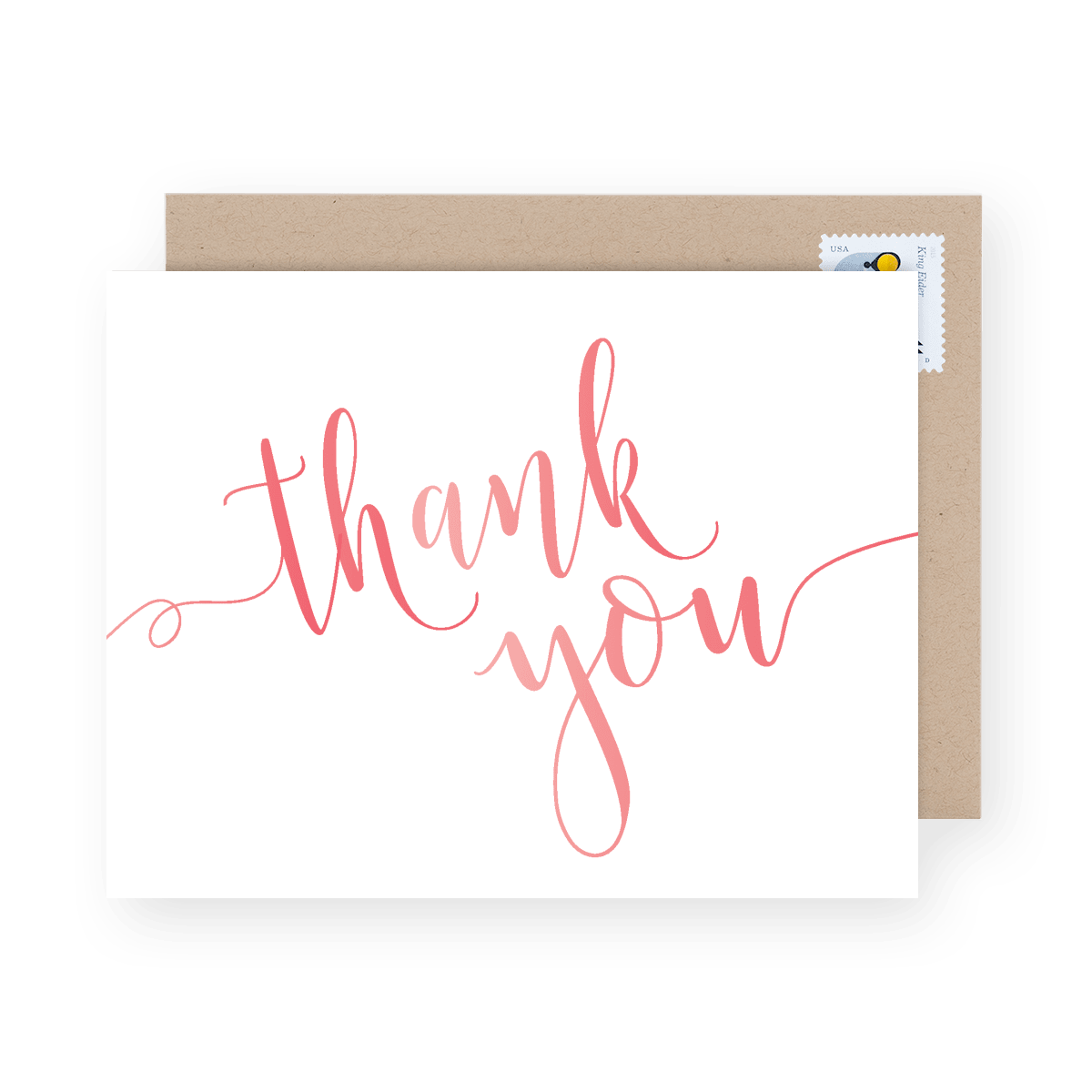Thank You Pink Lettering
