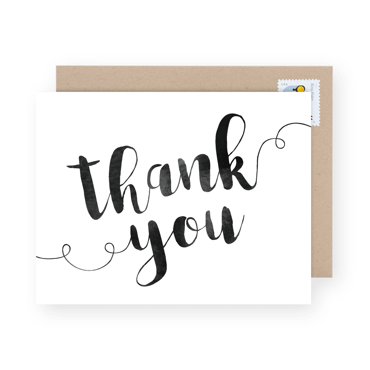 Thank You Watercolor Lettering