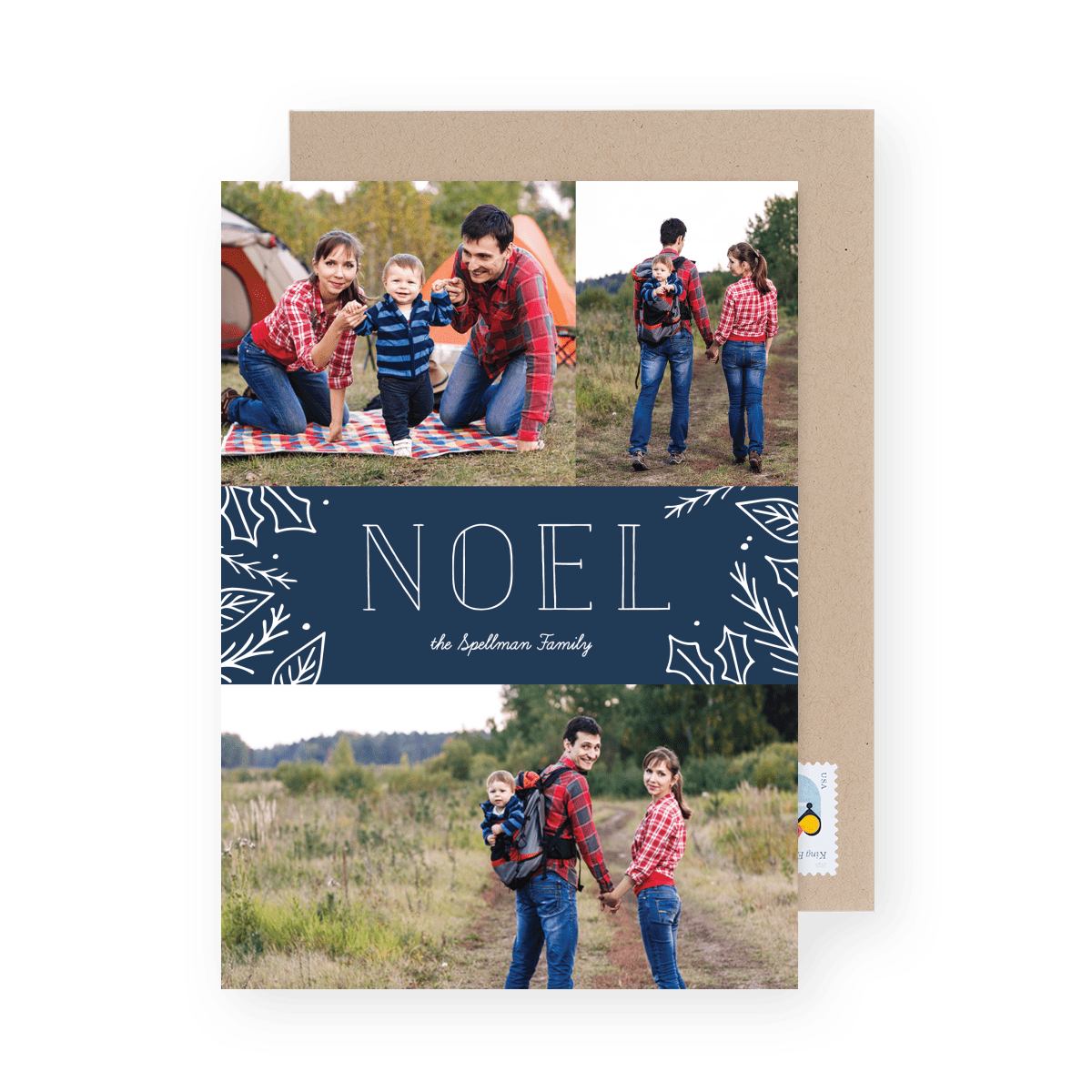 Blue Floral Noel