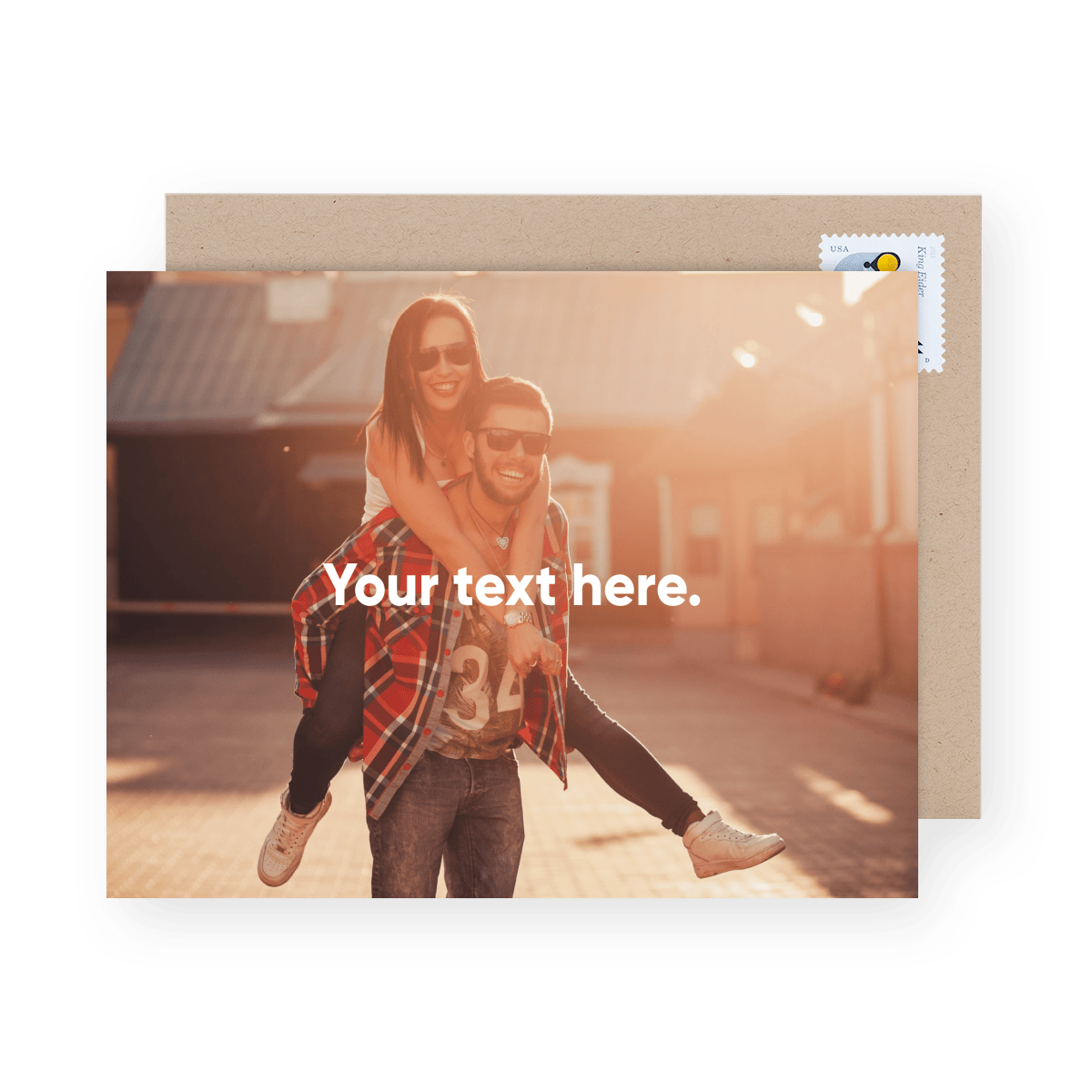 Custom Message Photo
