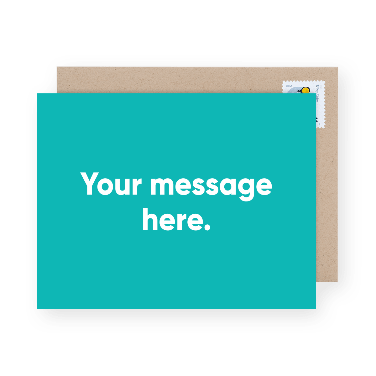 Your Message Green