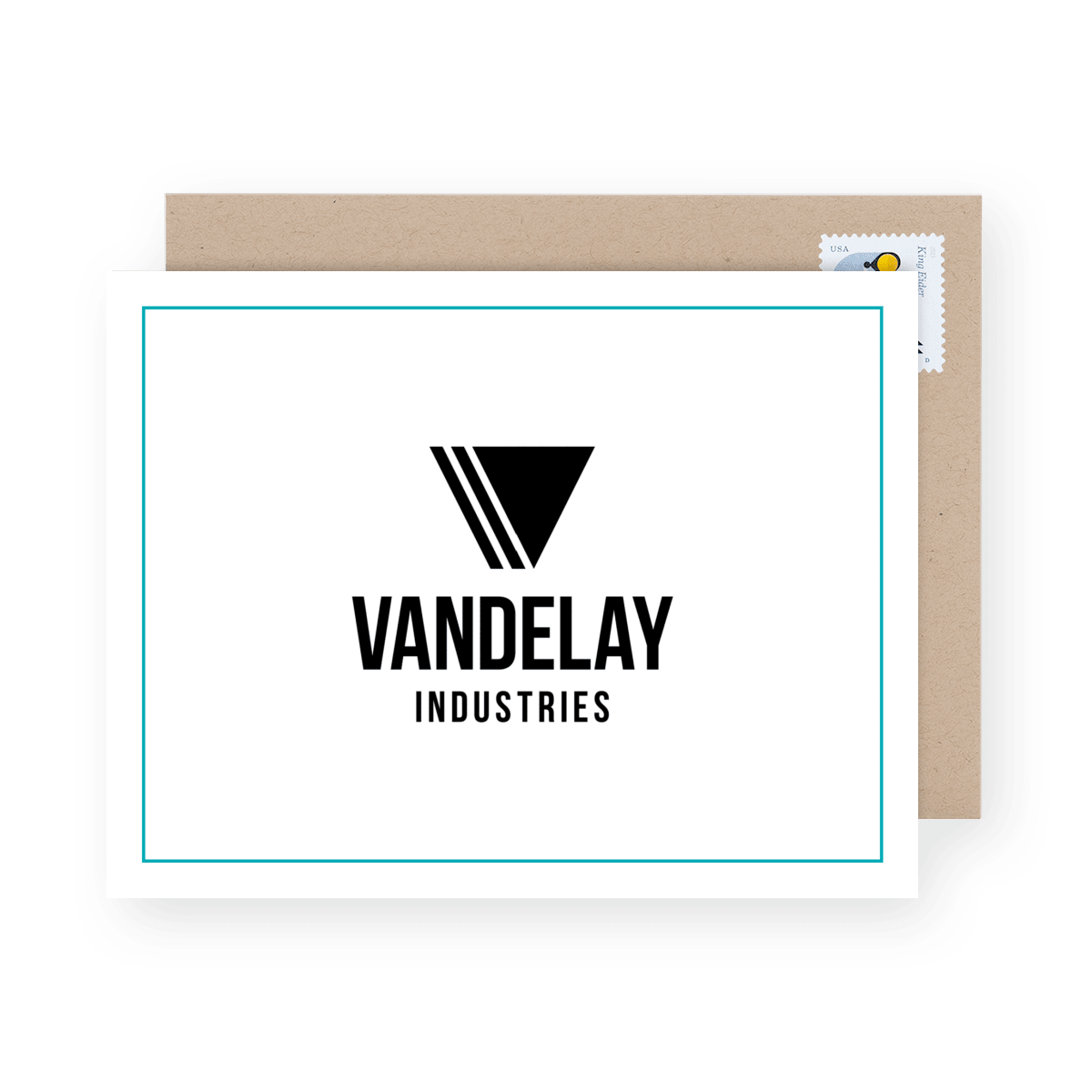 Bordered Logo Card