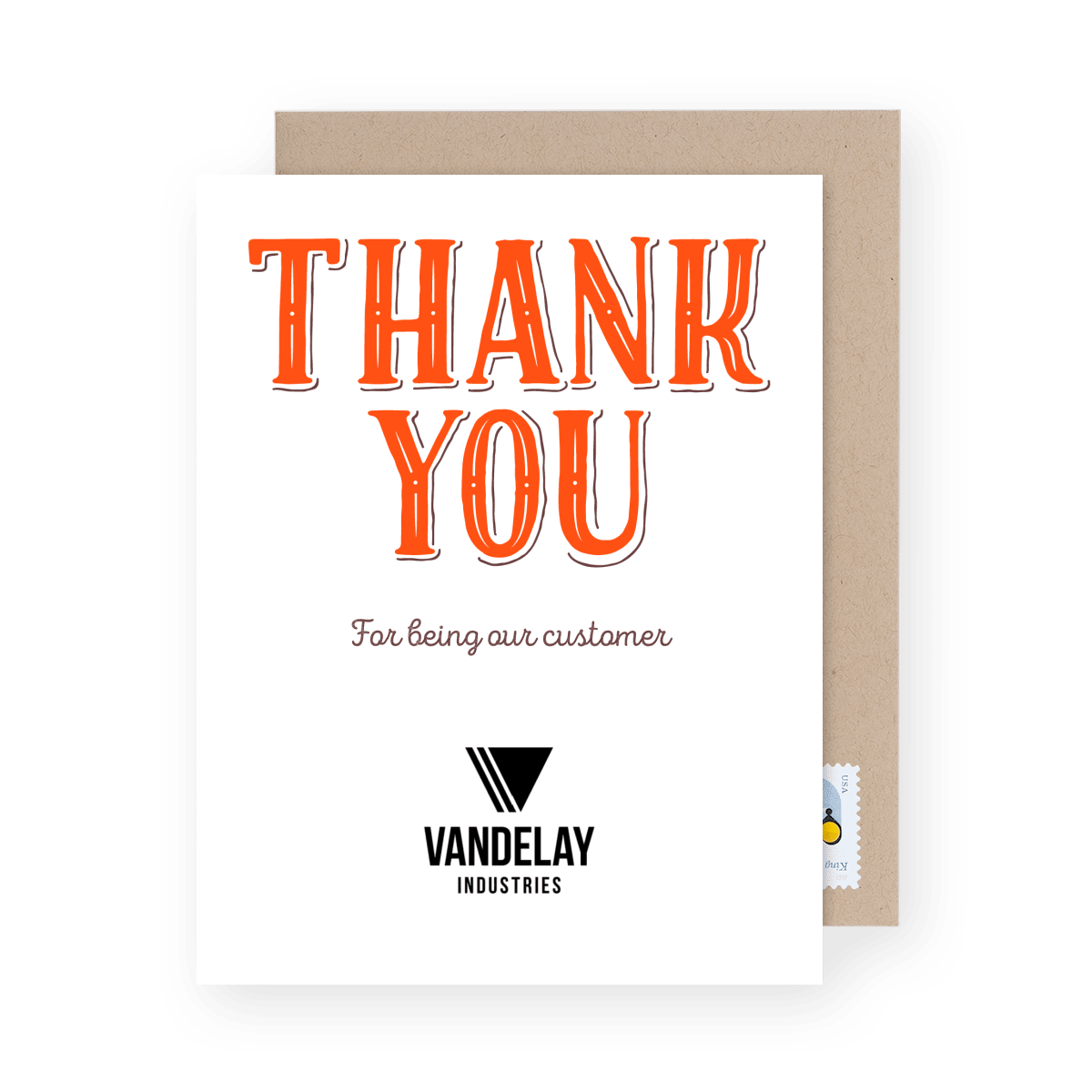 Business Thank You With Message