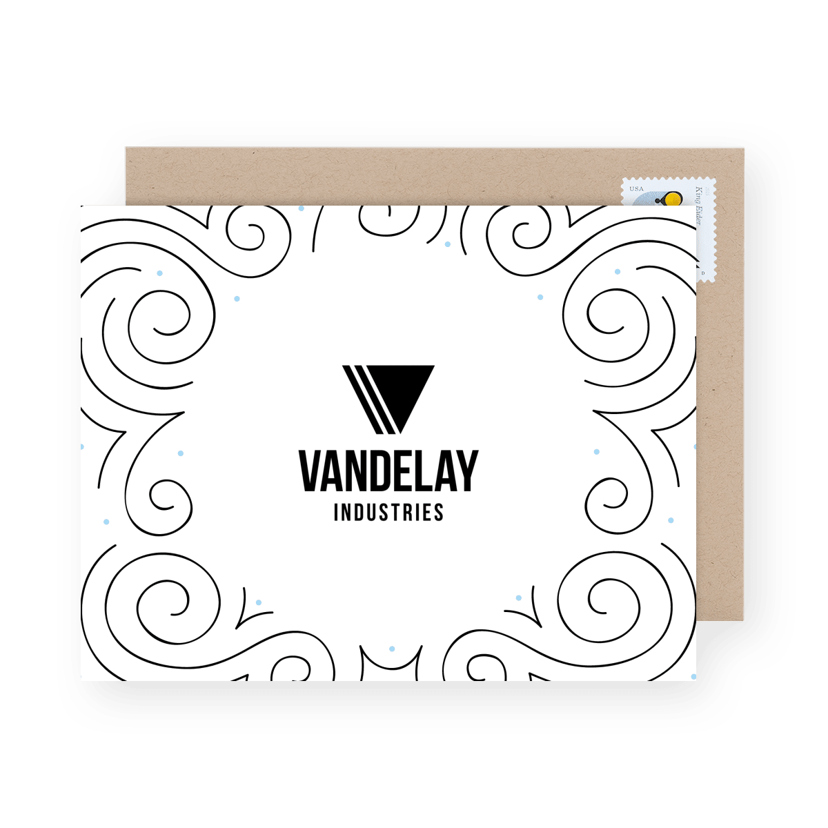 Decorative Business Logo Card