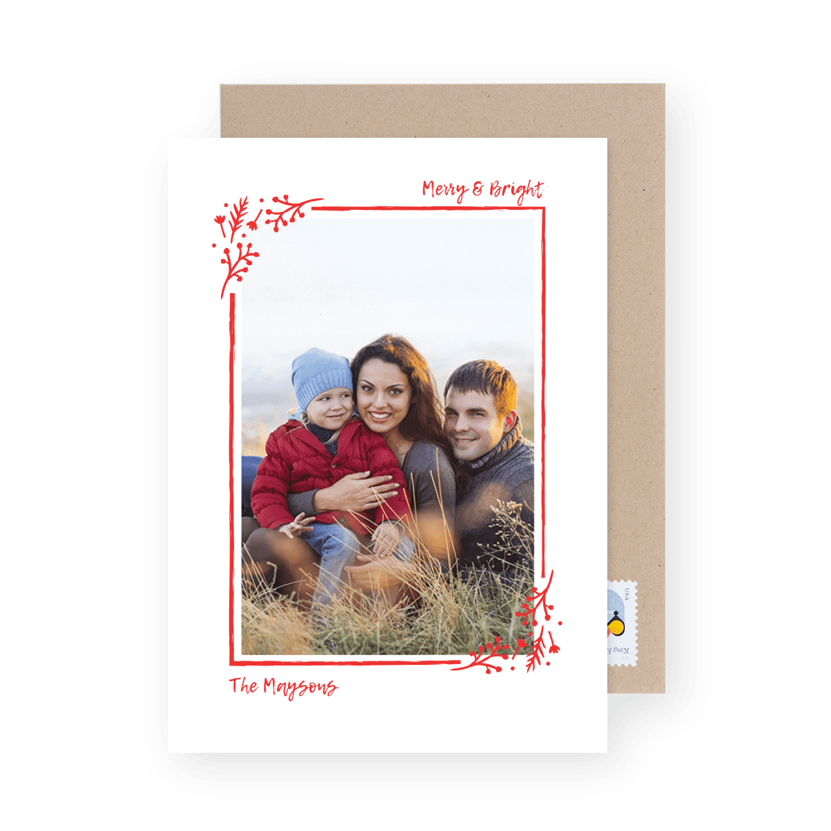 Red Frame Simple Overlay