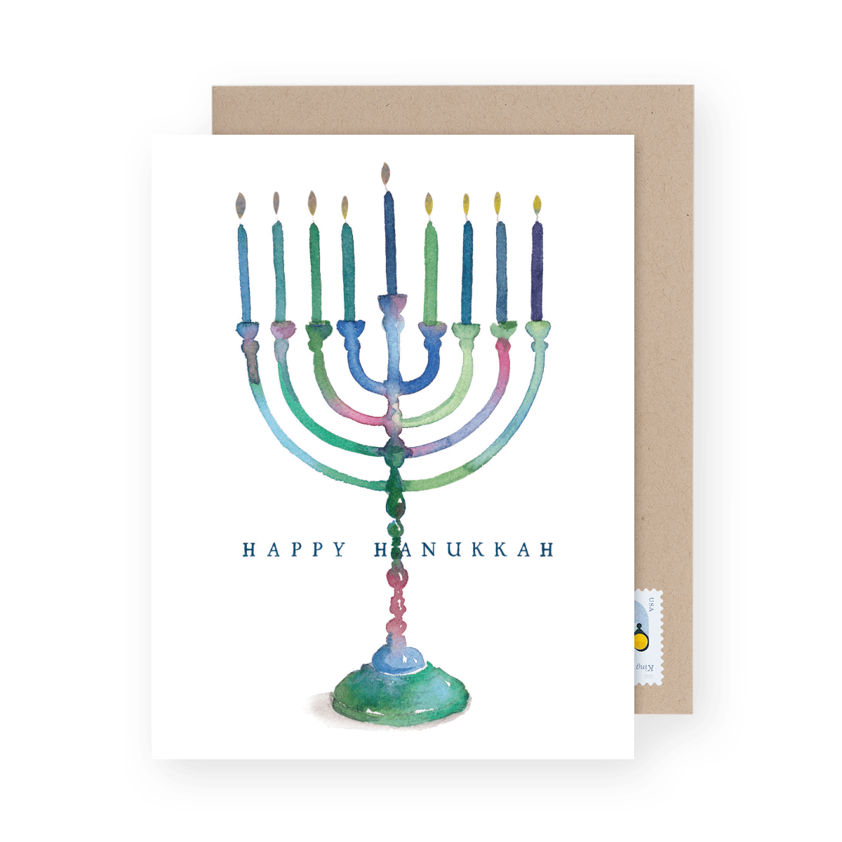 Painted Menorah