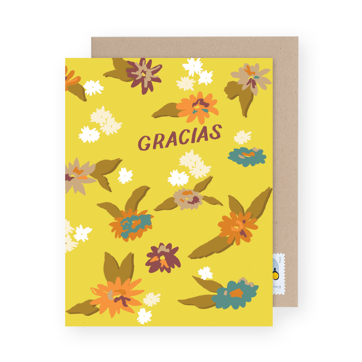 Gracias Yellow Floral