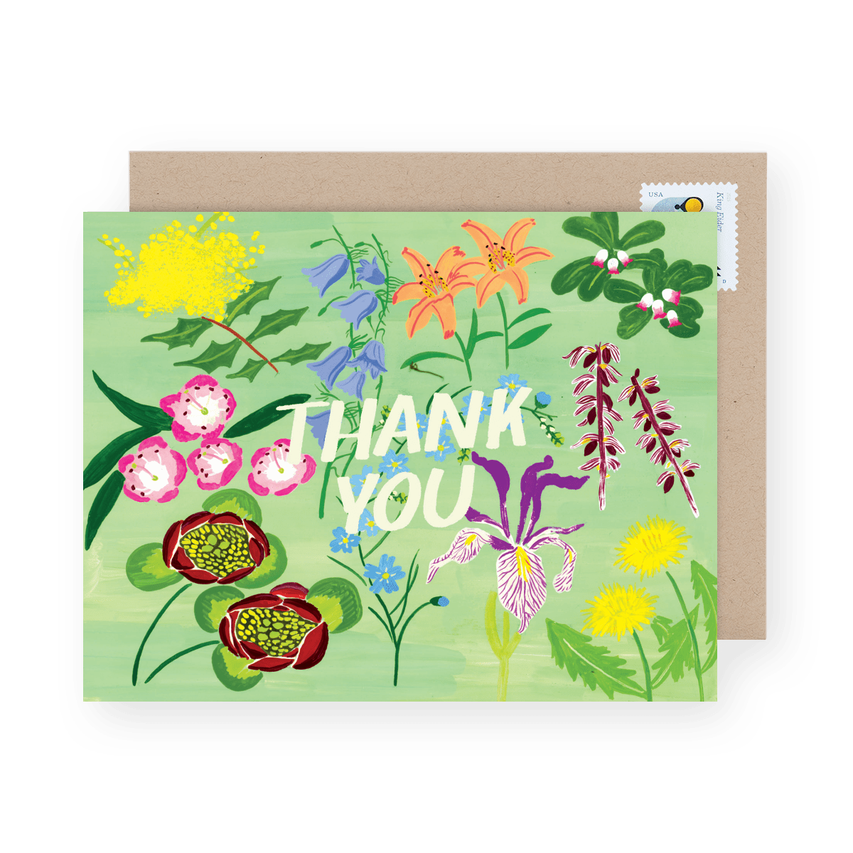 Mint Floral Thank You