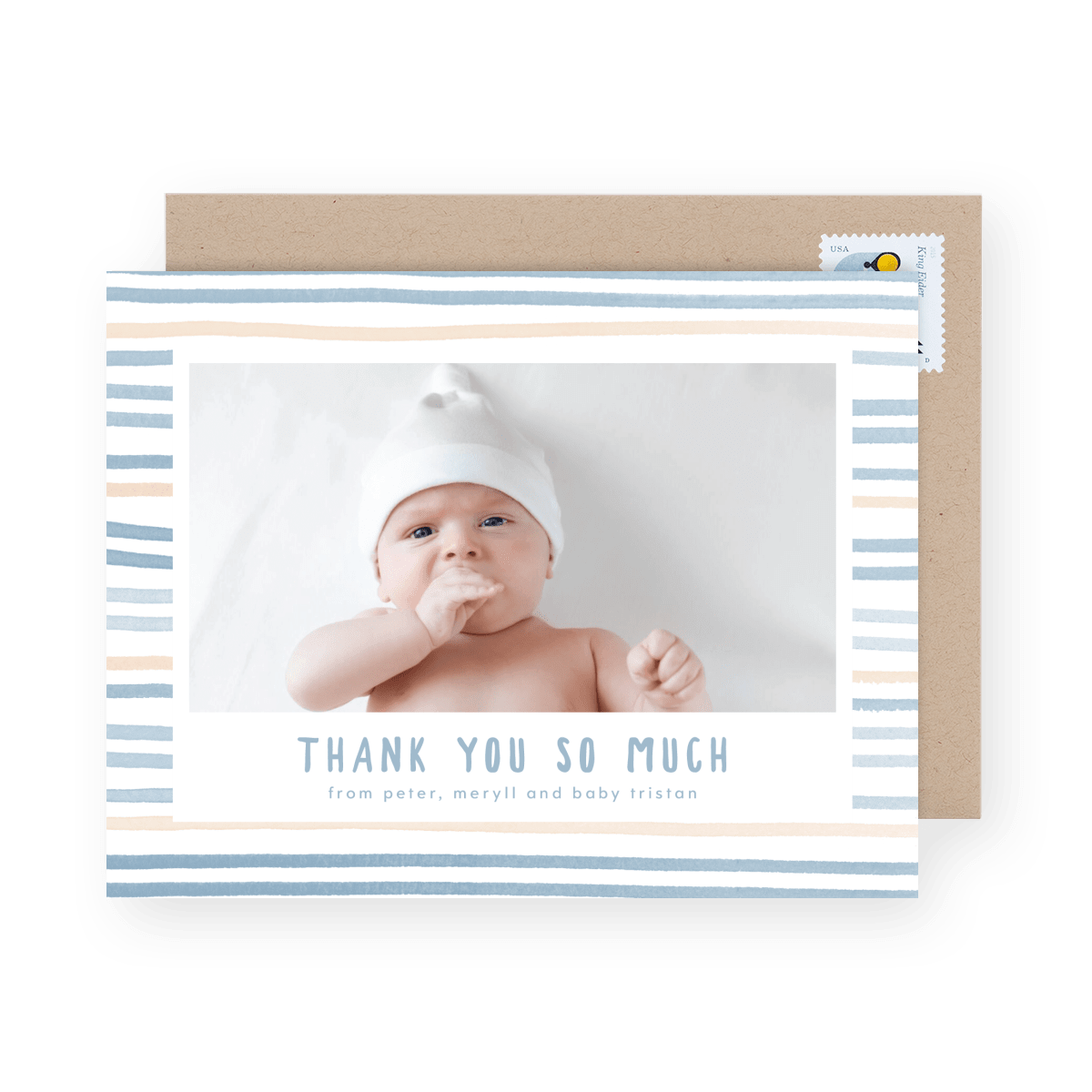 Baby Stripes Thank You