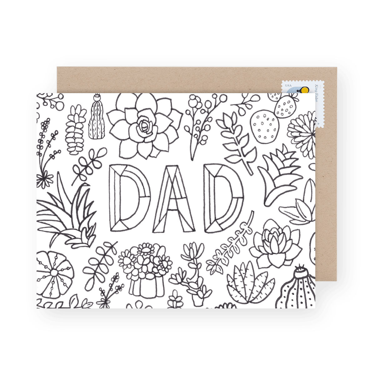 Dad Coloring