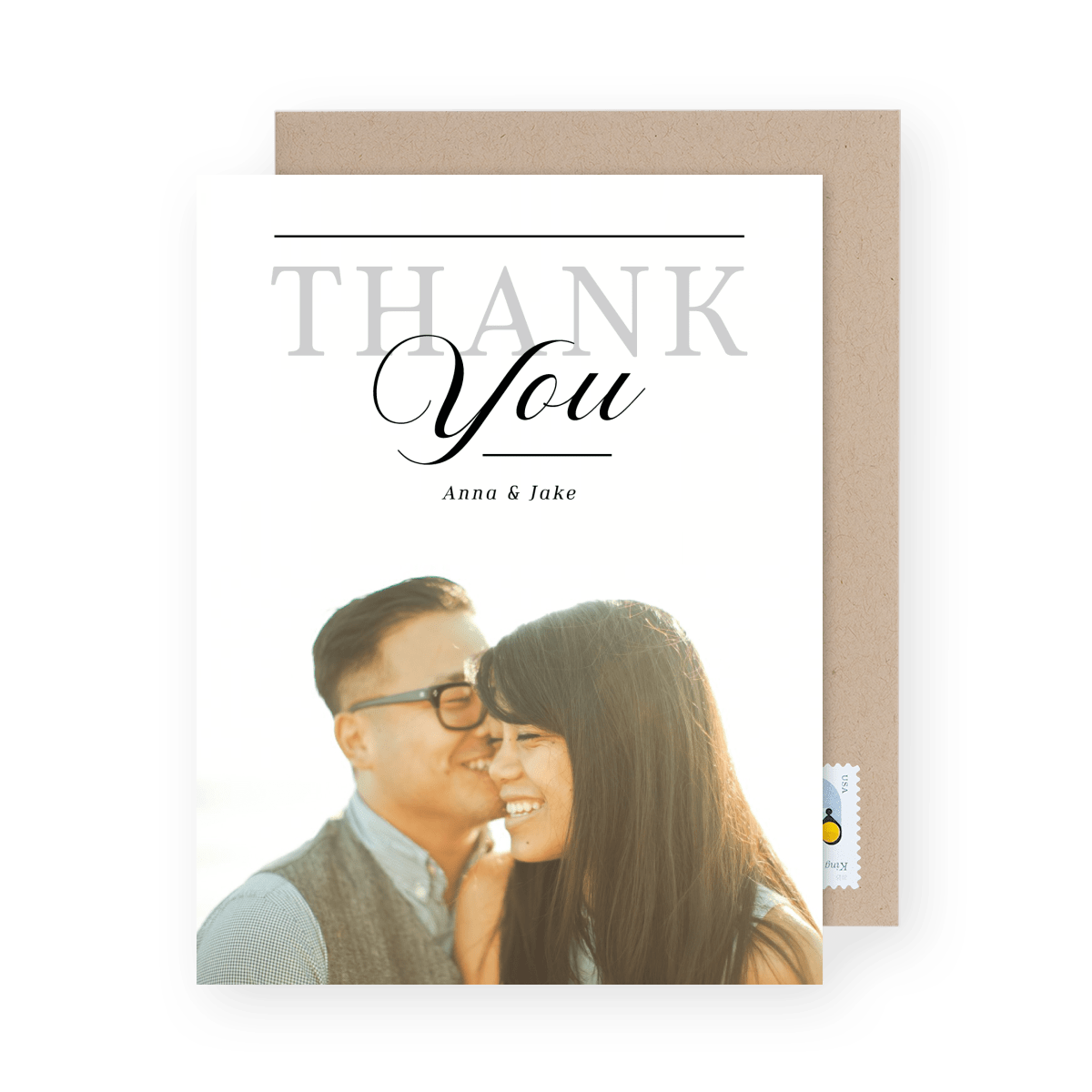 Black And Gray Thank You