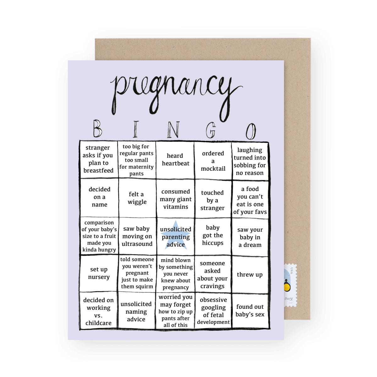 Pregnancy Bingo