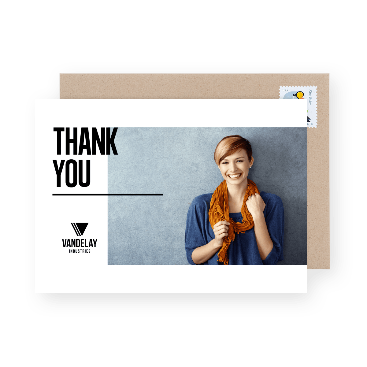 Modern Business Overlay Flat Card