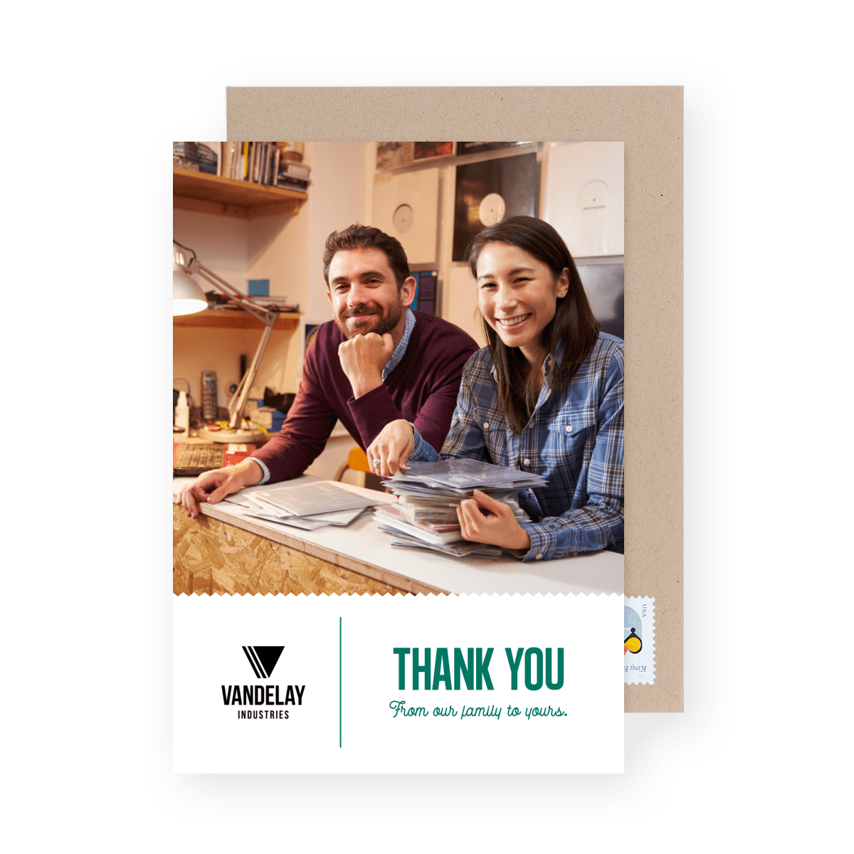 Professional Message Flat Card