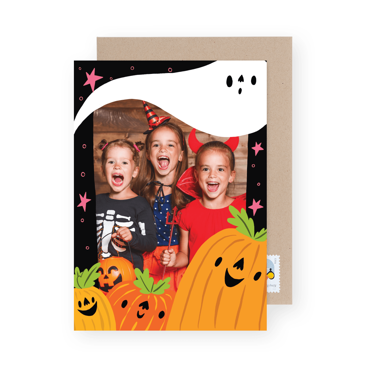 Pumpkins And Ghosts