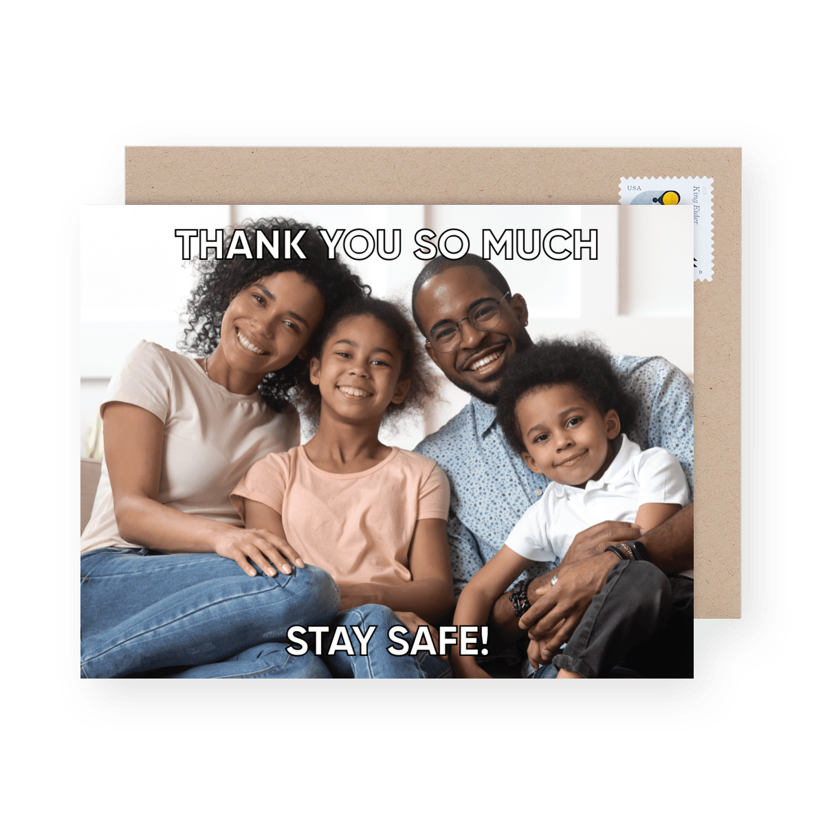 Your Photo & Horizontal Stay Safe