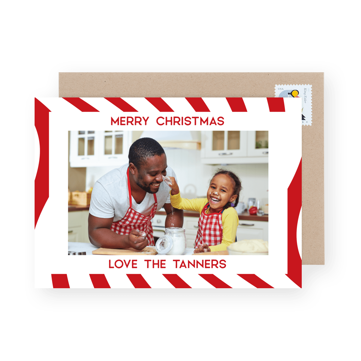 Fun Candy Cane Frame