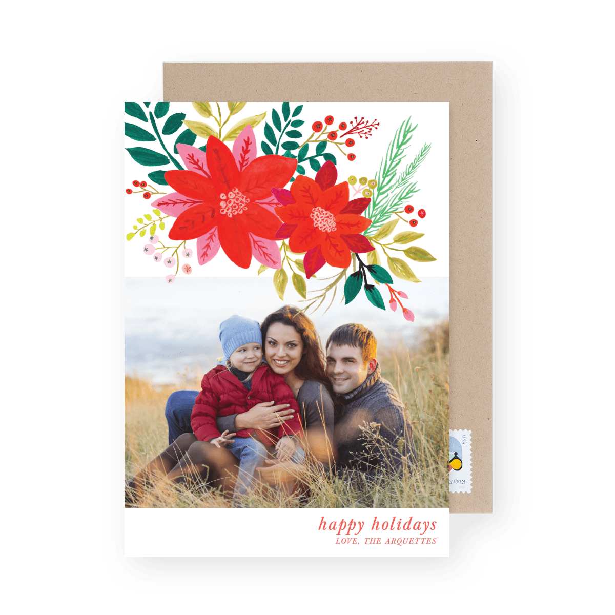 Poinsettia Holiday Overlay