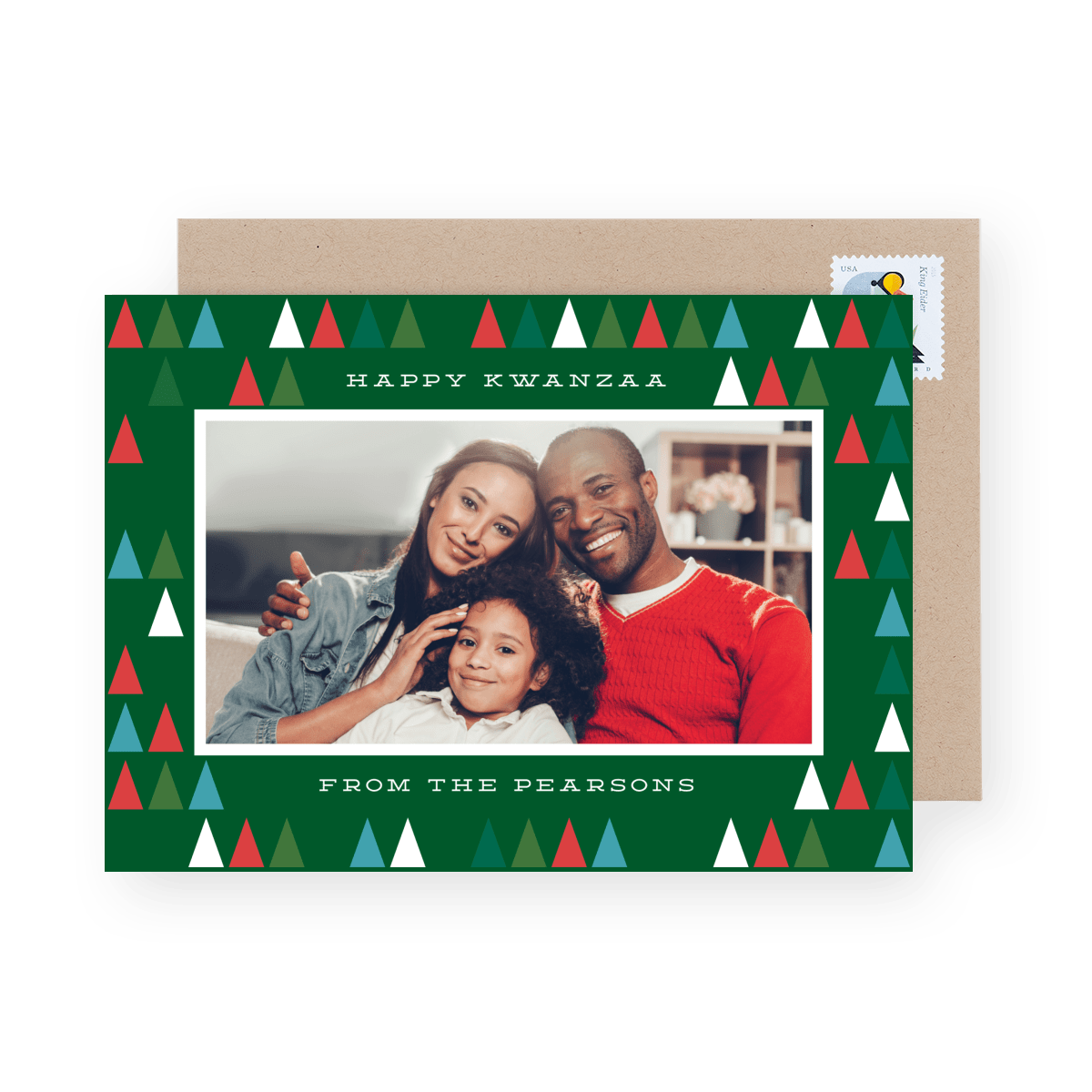 Modern Happy Kwanzaa Trees