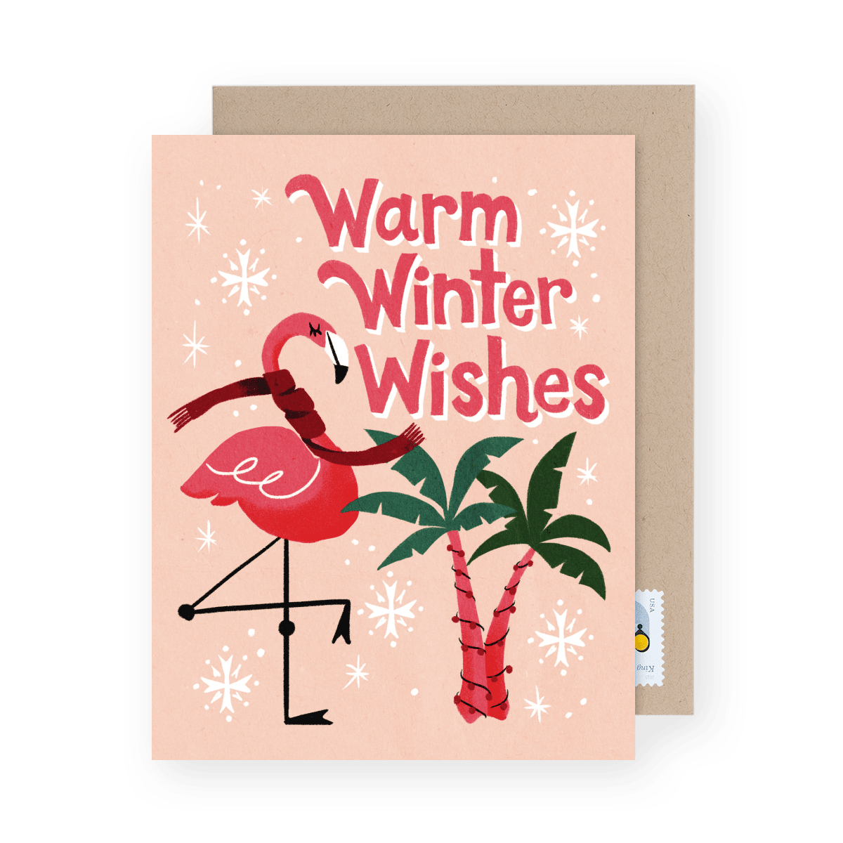 Flamingo Winter Wishes