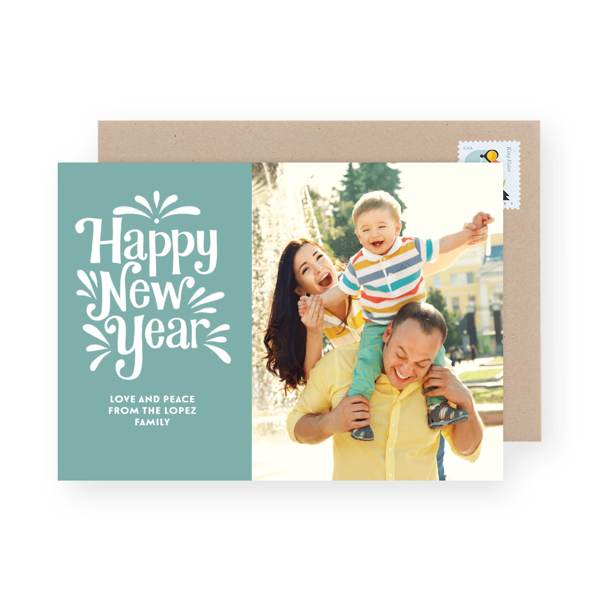 Happy New Year Flourish