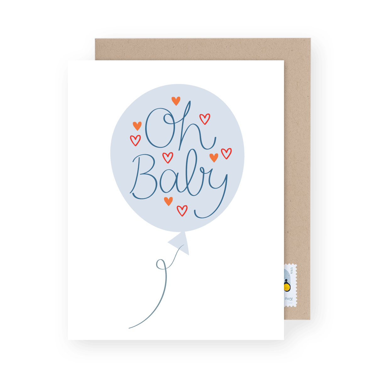 Oh Baby Balloon Blue