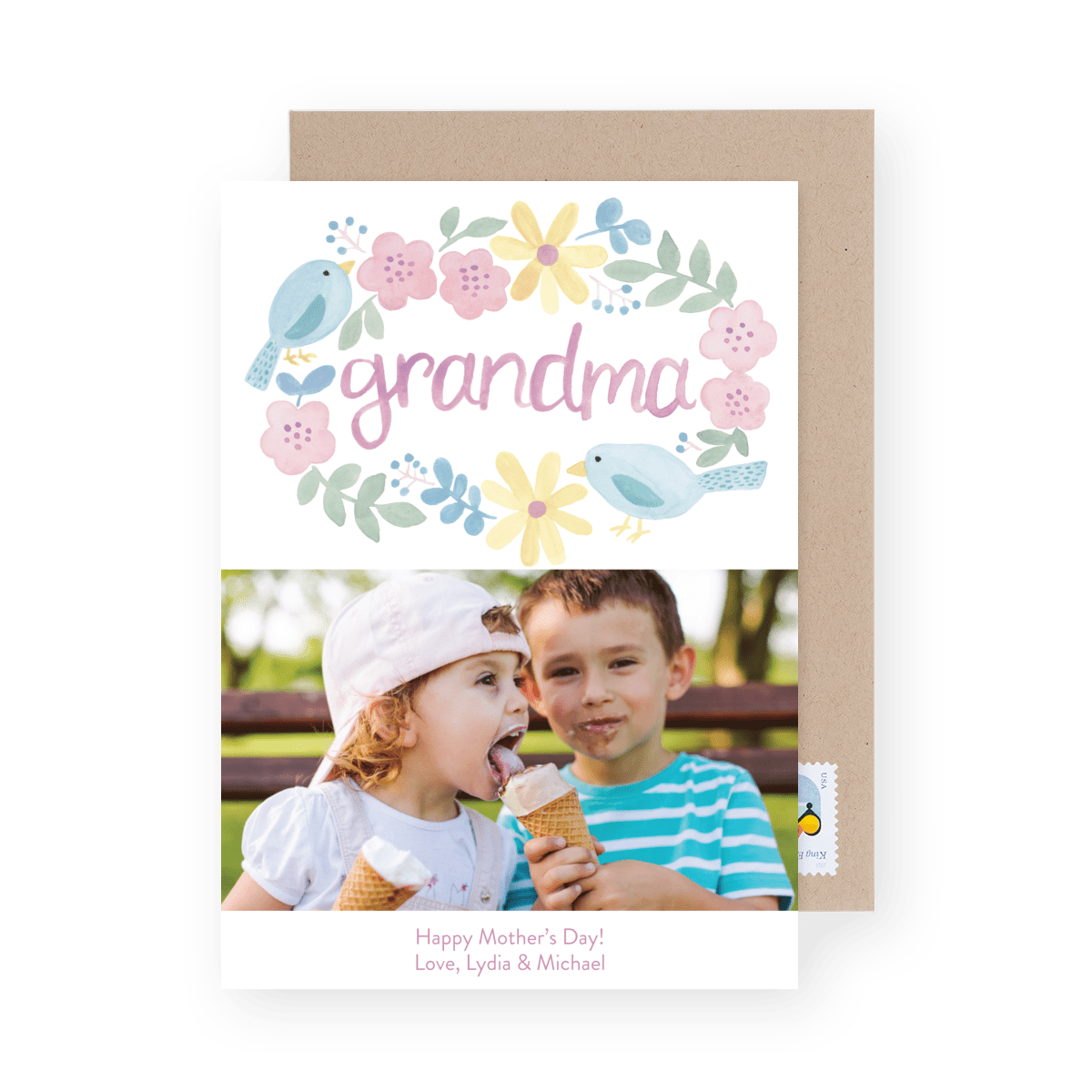 Grandma Bird Border