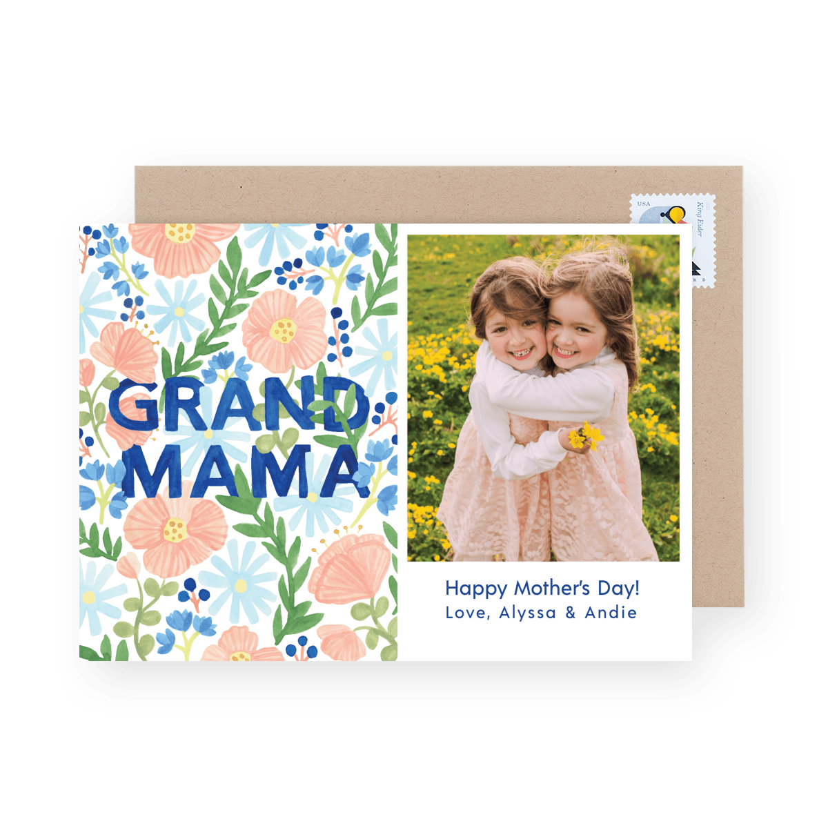 Grandmama Poppies And Daisies
