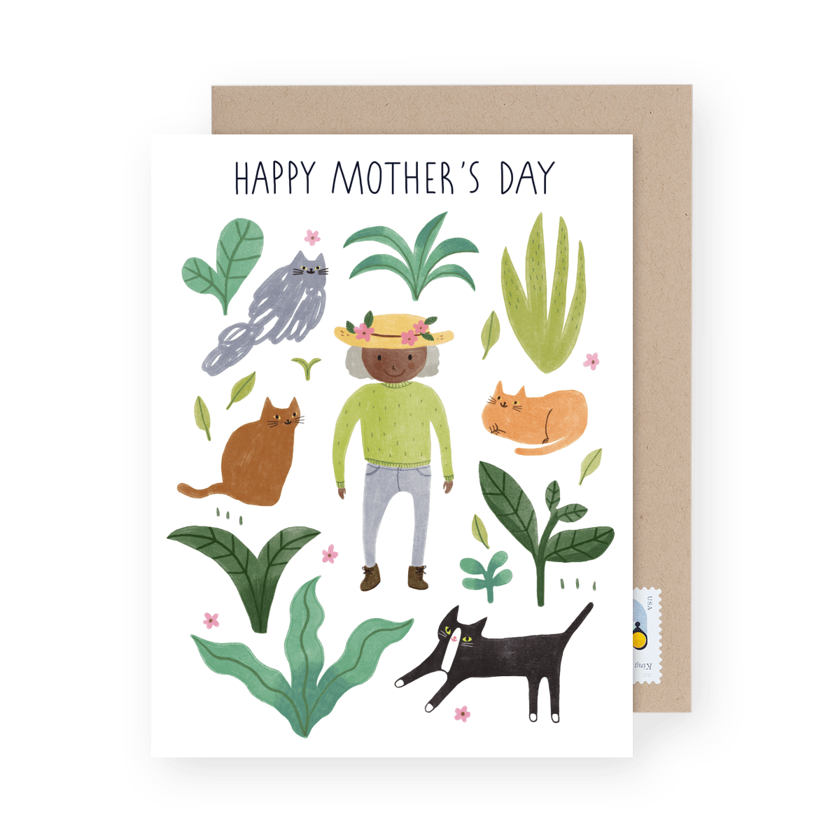 Cat Lady Gardening
