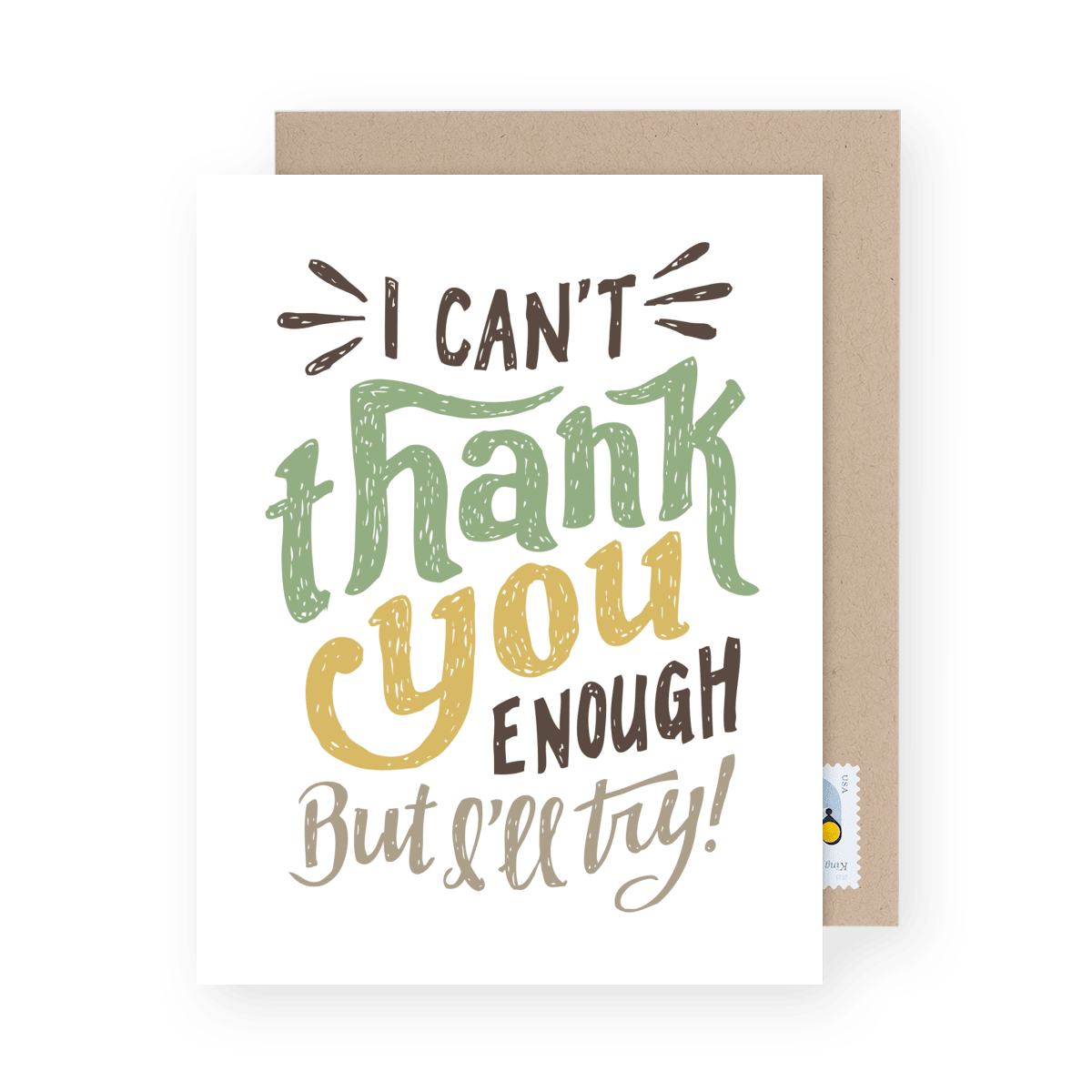 Can't Thank You Enough