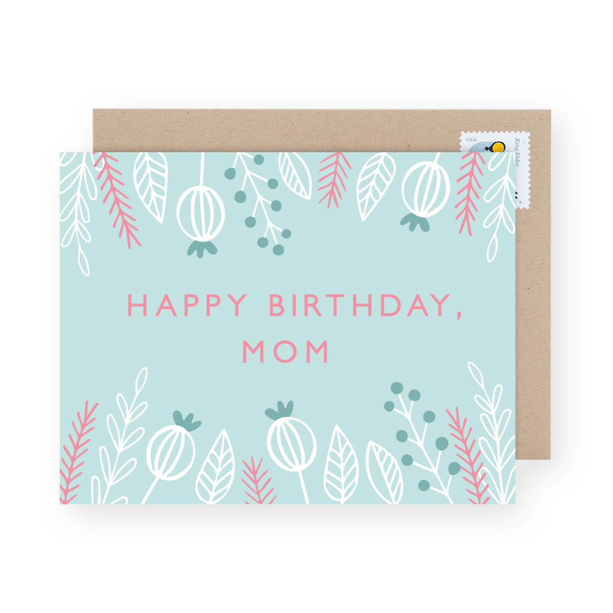 Winter Florals Mom Birthday