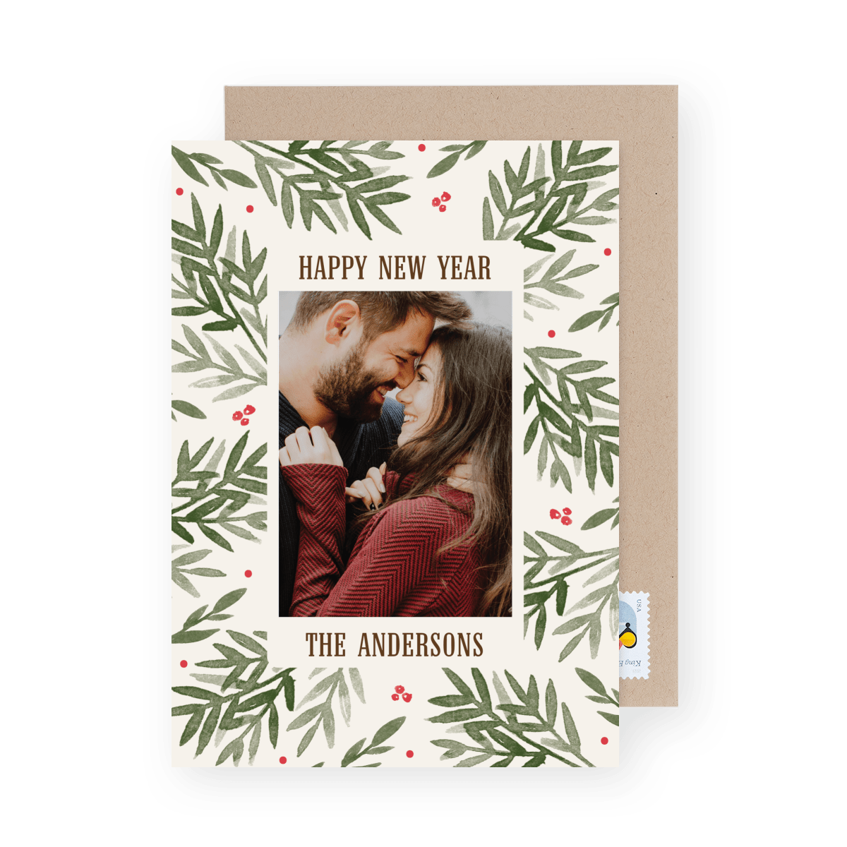 New Year Forest Frame