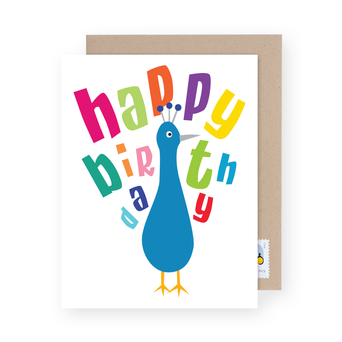 Birthday Peacock