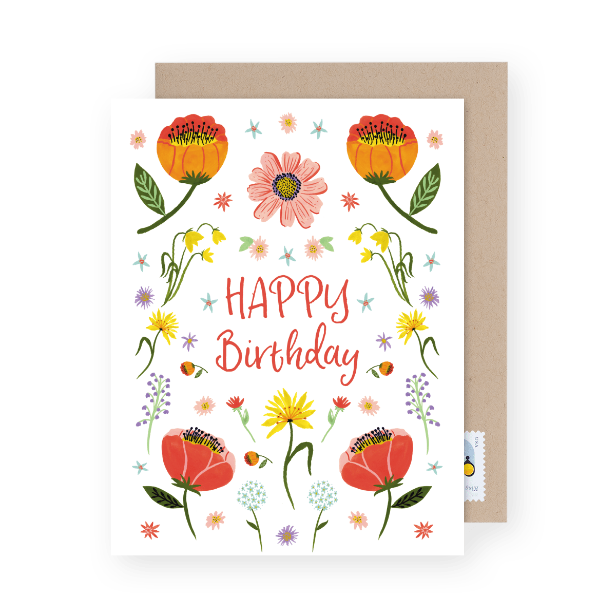 Floral Corners Birthday
