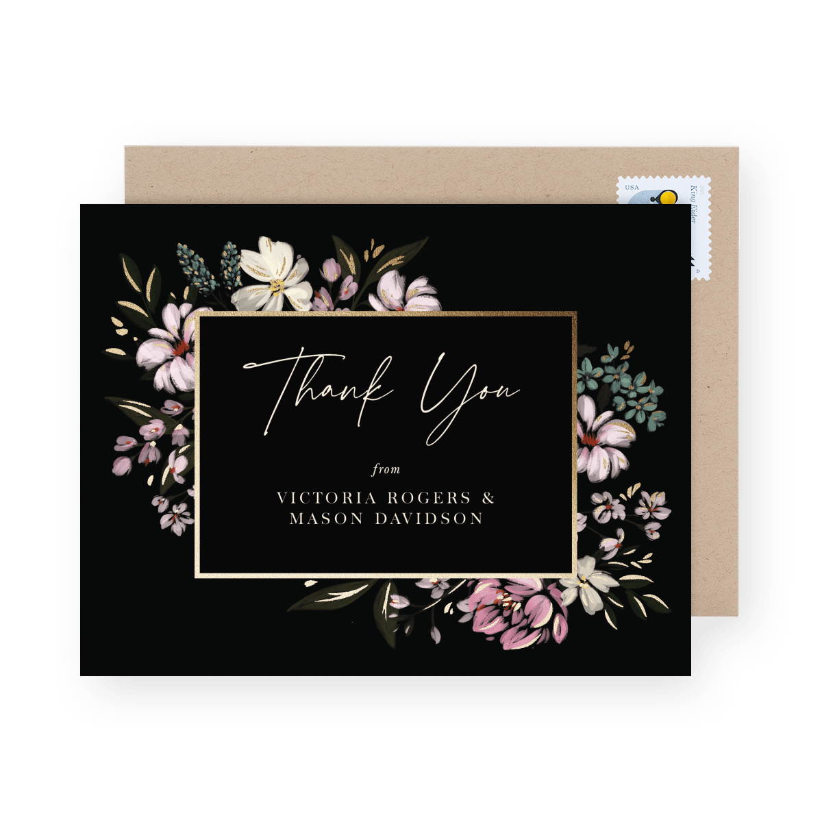 Flower Frame Thank You