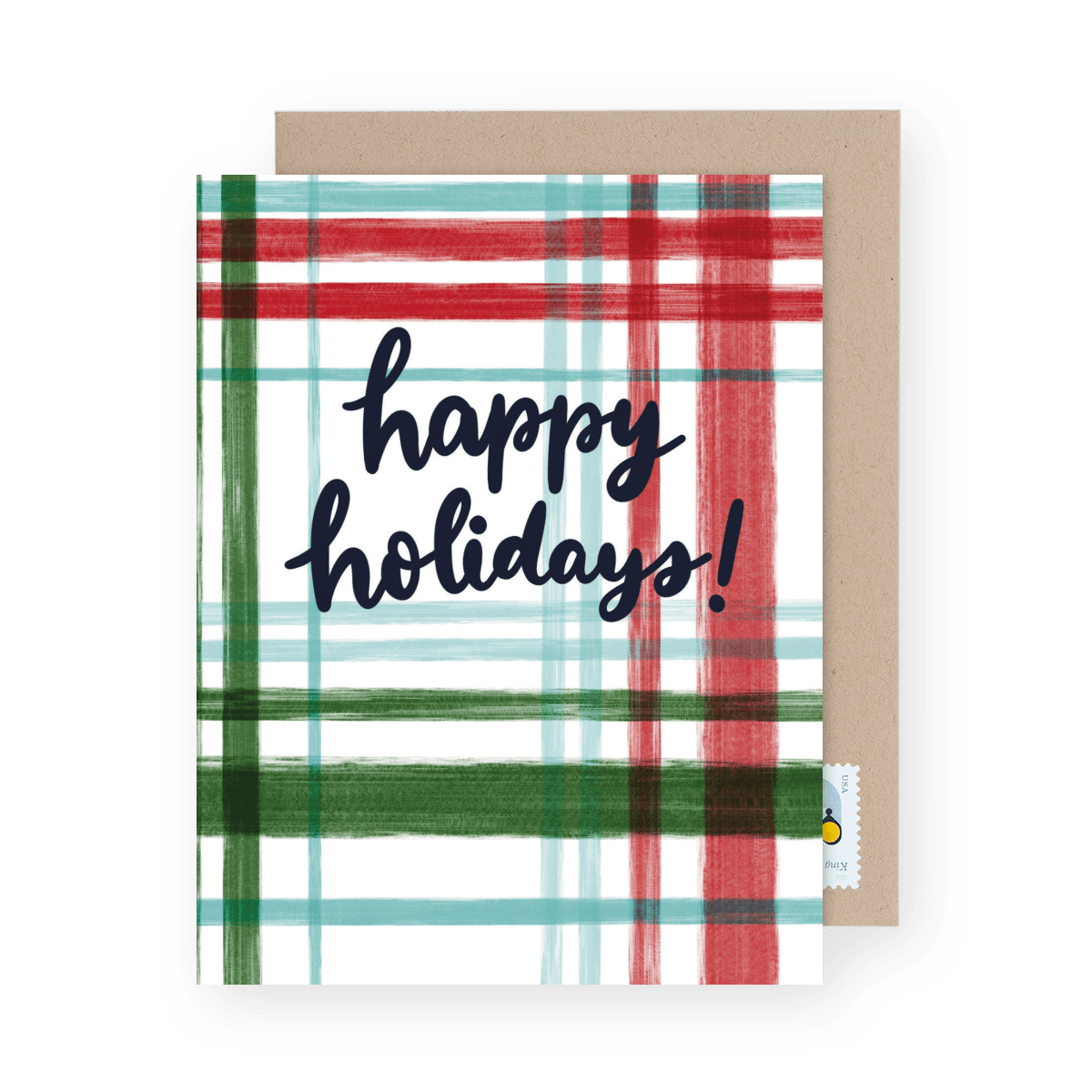 Happy Holidays Plaid