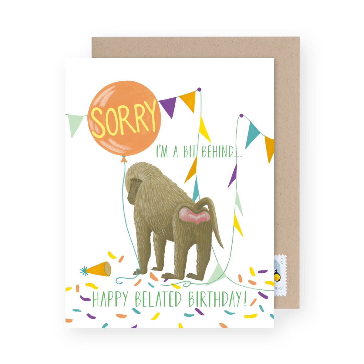 Belated Birthday Baboon