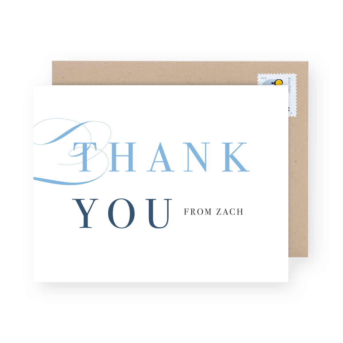 Elegant Bar Mitzvah Thank You
