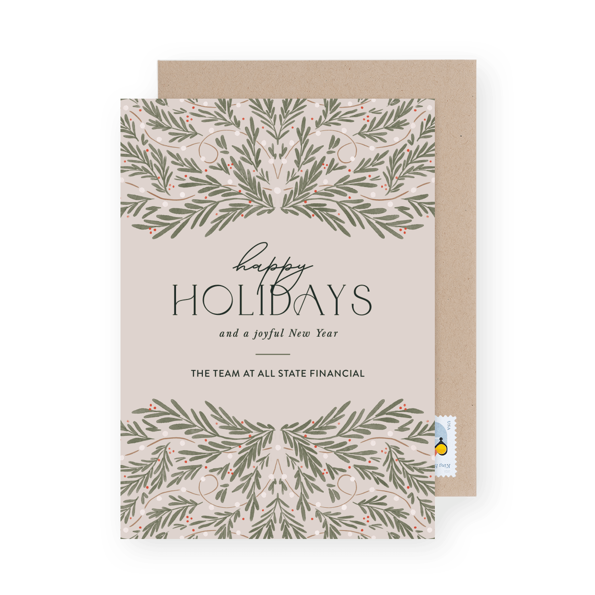 Business Happy Holidays Garland