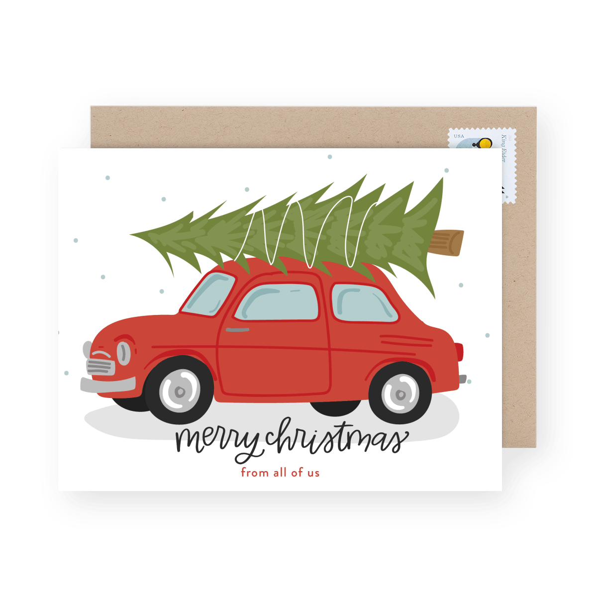Festive Christmas Car