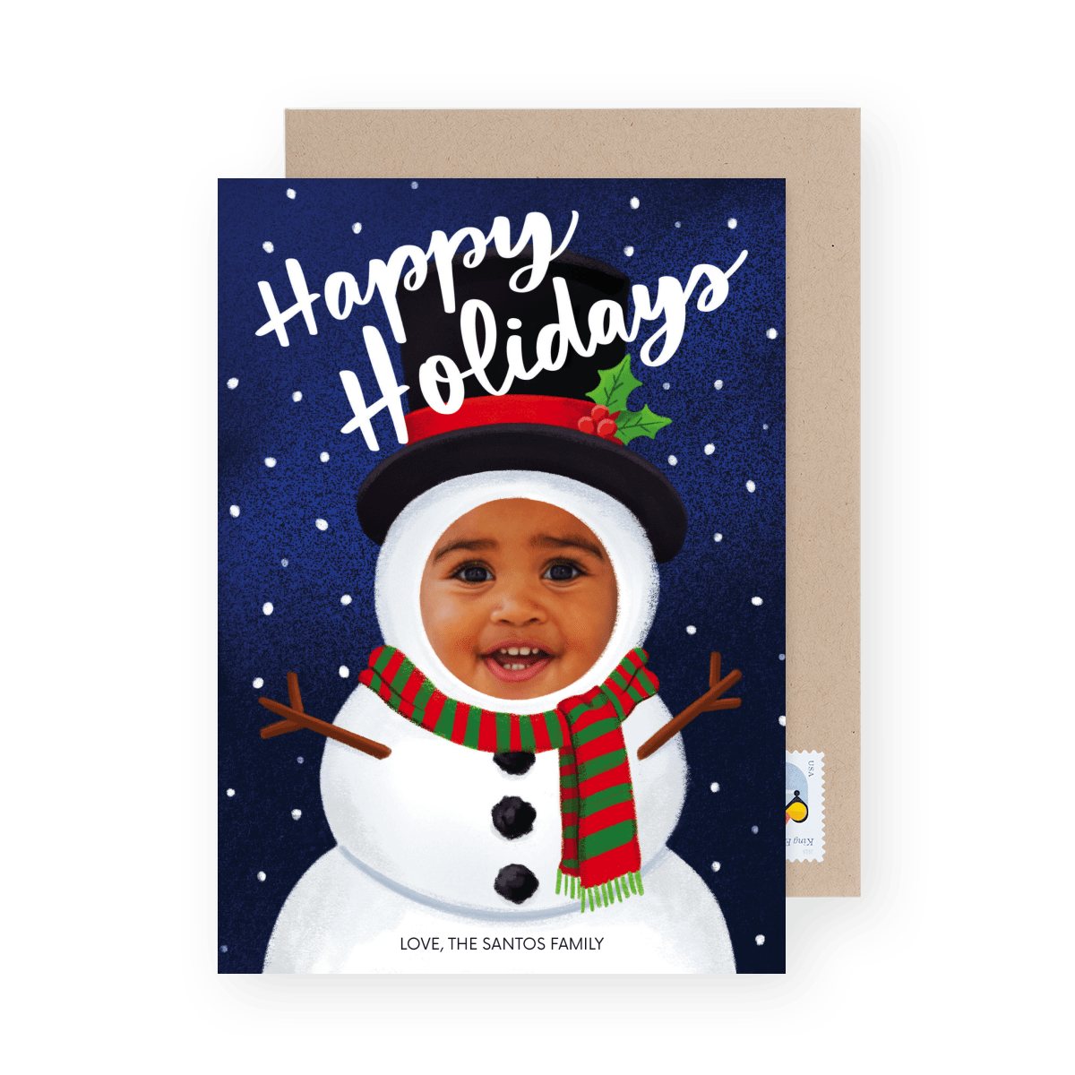 Holiday Snowman Face