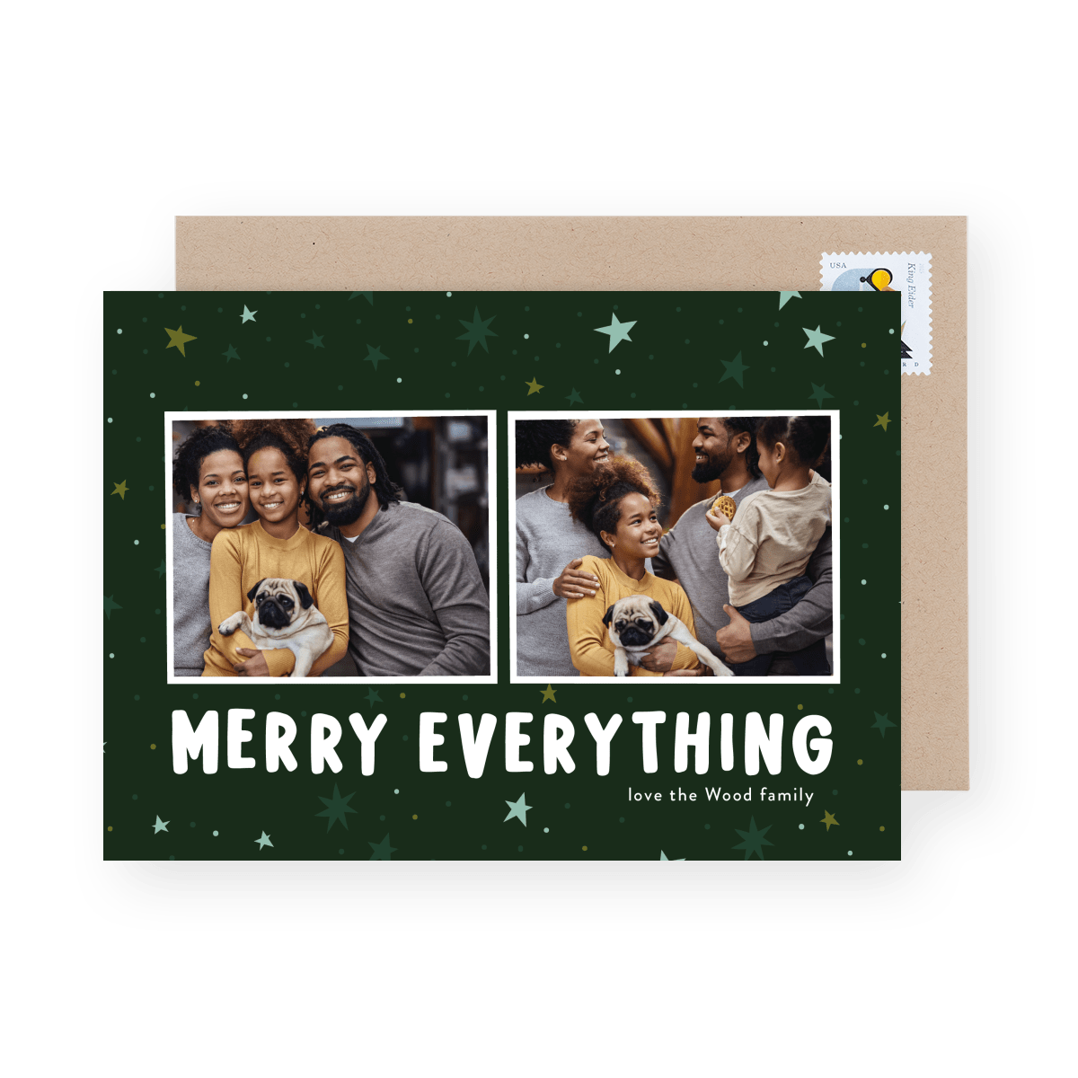 Merry Everything Green Stars