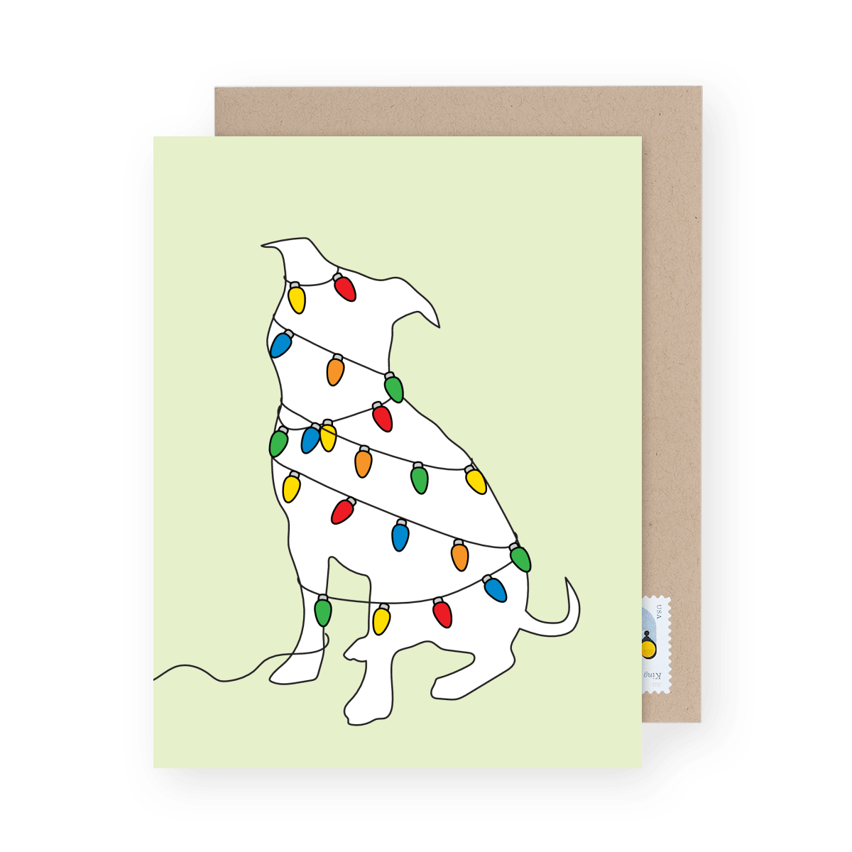 Dog Holiday Lights