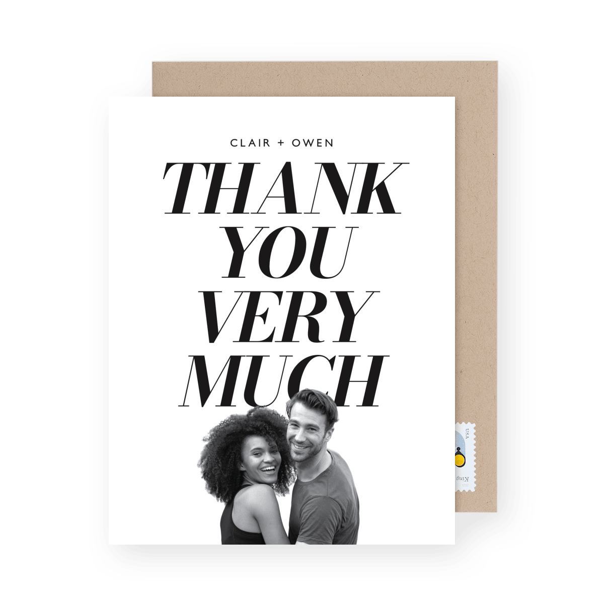 Big Centered Thank You