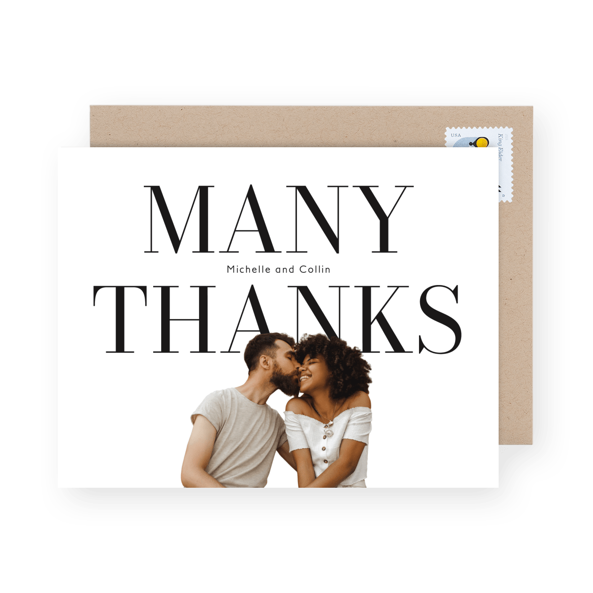 Stacked Text Thank You