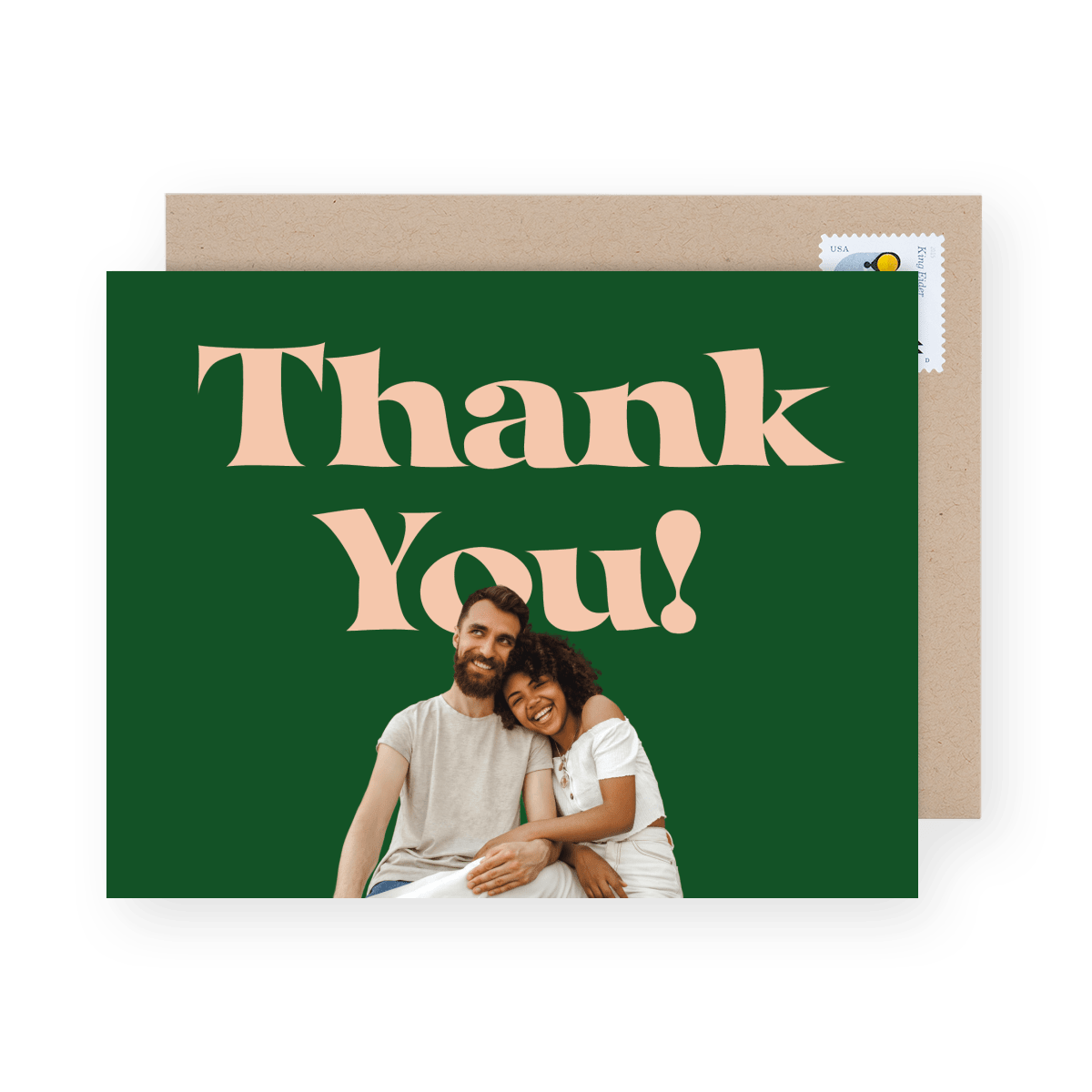 Green & Pink Thank You