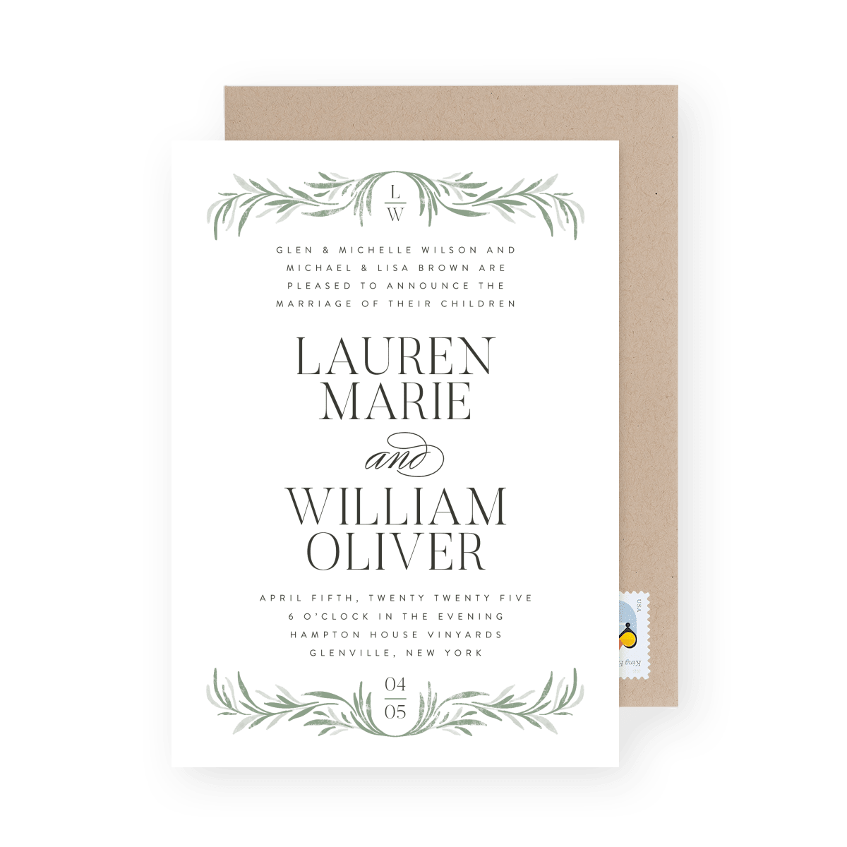 Greenery Invite
