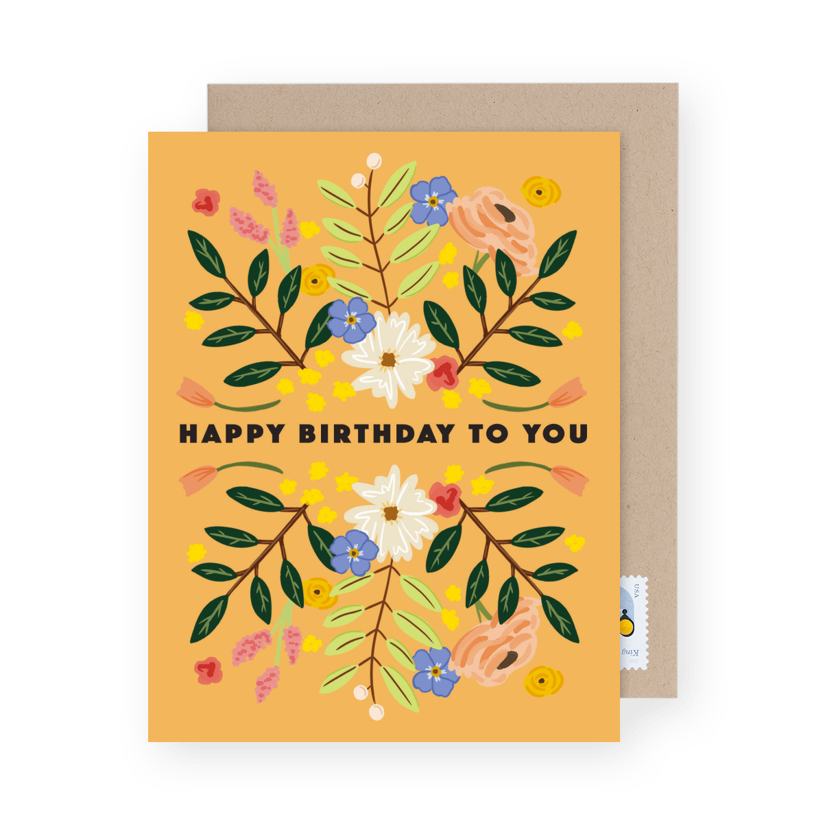 Floral Happy Birthday